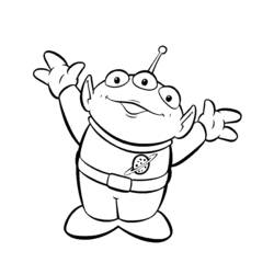 Coloring page: Alien (Characters) #94557 - Free Printable Coloring Pages