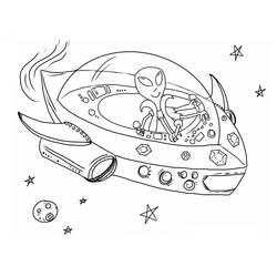 Coloring page: Alien (Characters) #94573 - Free Printable Coloring Pages