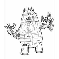 Coloring page: Alien (Characters) #94654 - Free Printable Coloring Pages