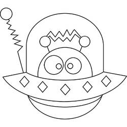 Coloring page: Alien (Characters) #94756 - Free Printable Coloring Pages