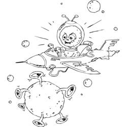Coloring page: Alien (Characters) #94880 - Free Printable Coloring Pages