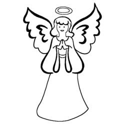 Coloring page: Angel (Characters) #86235 - Free Printable Coloring Pages