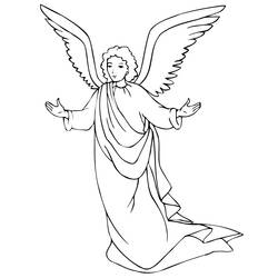 Coloring page: Angel (Characters) #86236 - Free Printable Coloring Pages