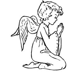 Coloring page: Angel (Characters) #86277 - Free Printable Coloring Pages