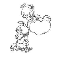 Coloring page: Angel (Characters) #86320 - Free Printable Coloring Pages