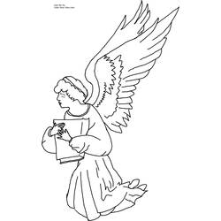 Coloring page: Angel (Characters) #86327 - Free Printable Coloring Pages