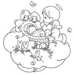 Coloring page: Angel (Characters) #86390 - Free Printable Coloring Pages