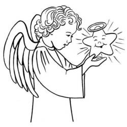 Coloring page: Angel (Characters) #86424 - Free Printable Coloring Pages