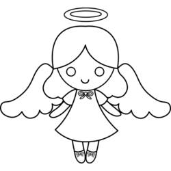 Coloring page: Angel (Characters) #86531 - Free Printable Coloring Pages