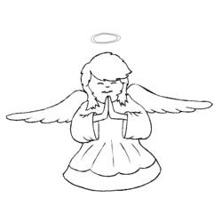 Coloring page: Angel (Characters) #86537 - Free Printable Coloring Pages