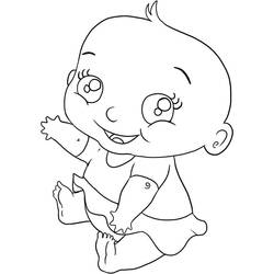 Coloring page: Baby (Characters) #86593 - Free Printable Coloring Pages
