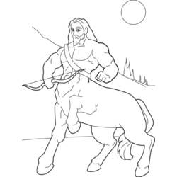 Coloring page: Centaur (Characters) #149589 - Free Printable Coloring Pages