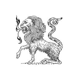 Coloring page: Chimera (Characters) #149079 - Free Printable Coloring Pages