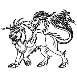 Coloring page: Chimera (Characters) #149093 - Free Printable Coloring Pages
