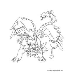 Coloring page: Chimera (Characters) #149313 - Free Printable Coloring Pages