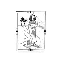 Coloring page: Cleopatra (Characters) #90562 - Free Printable Coloring Pages