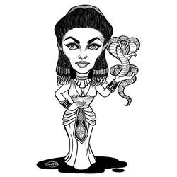 Coloring page: Cleopatra (Characters) #90582 - Free Printable Coloring Pages