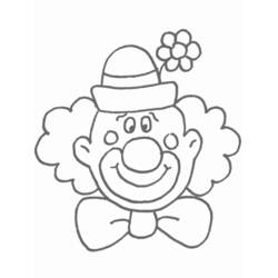 Coloring pages: Clown - Free Printable Coloring Pages