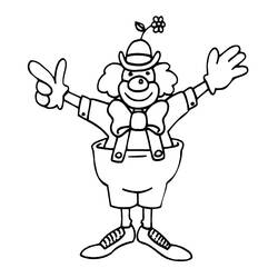 Coloring page: Clown (Characters) #90891 - Free Printable Coloring Pages