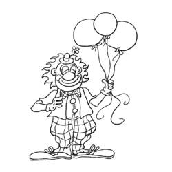 Coloring page: Clown (Characters) #90892 - Free Printable Coloring Pages