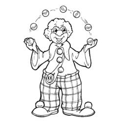 Coloring page: Clown (Characters) #90893 - Free Printable Coloring Pages