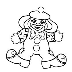 Coloring page: Clown (Characters) #91107 - Free Printable Coloring Pages