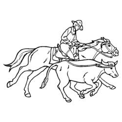 Coloring page: Cowboy (Characters) #91427 - Free Printable Coloring Pages