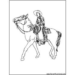 Coloring page: Cowboy (Characters) #91566 - Free Printable Coloring Pages