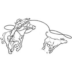 Coloring page: Cowboy (Characters) #91622 - Free Printable Coloring Pages