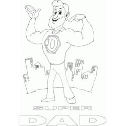 Coloring page: Dad (Characters) #103501 - Free Printable Coloring Pages
