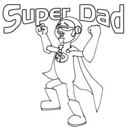 Coloring page: Dad (Characters) #103525 - Free Printable Coloring Pages