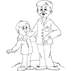Coloring page: Dad (Characters) #103539 - Free Printable Coloring Pages