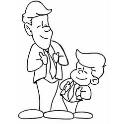 Coloring page: Dad (Characters) #103626 - Free Printable Coloring Pages