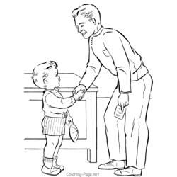 Coloring page: Dad (Characters) #103648 - Free Printable Coloring Pages