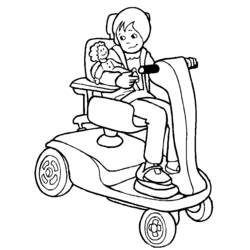 Coloring page: Disabled Person (Characters) #98408 - Free Printable Coloring Pages