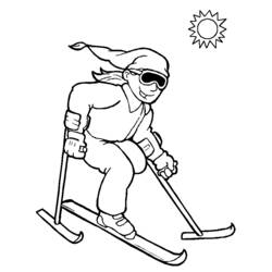 Coloring page: Disabled Person (Characters) #98415 - Free Printable Coloring Pages
