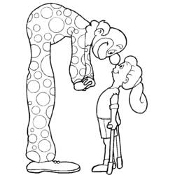 Coloring page: Disabled Person (Characters) #98418 - Free Printable Coloring Pages