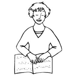 Coloring page: Disabled Person (Characters) #98419 - Free Printable Coloring Pages