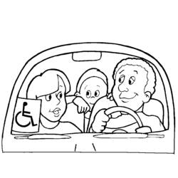 Coloring page: Disabled Person (Characters) #98431 - Free Printable Coloring Pages
