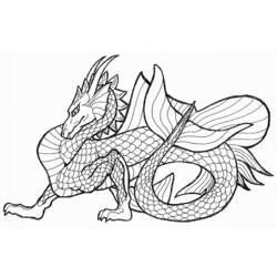 Coloring page: Dragon (Characters) #148342 - Free Printable Coloring Pages