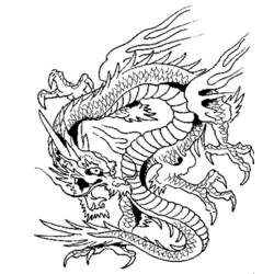 Coloring page: Dragon (Characters) #148358 - Free Printable Coloring Pages