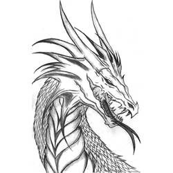 Coloring page: Dragon (Characters) #148368 - Free Printable Coloring Pages