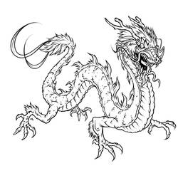 Coloring page: Dragon (Characters) #148374 - Free Printable Coloring Pages
