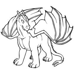 Coloring page: Dragon (Characters) #148480 - Free Printable Coloring Pages