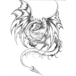 Coloring page: Dragon (Characters) #148555 - Free Printable Coloring Pages