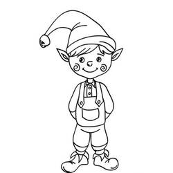 Coloring page: Elf (Characters) #93858 - Free Printable Coloring Pages