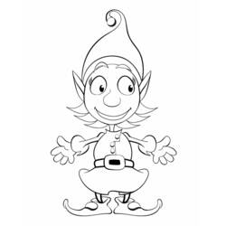 Coloring page: Elf (Characters) #93864 - Free Printable Coloring Pages