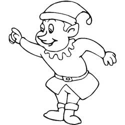Coloring page: Elf (Characters) #93875 - Free Printable Coloring Pages