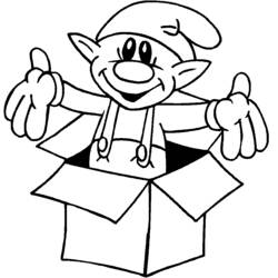 Coloring page: Elf (Characters) #93884 - Free Printable Coloring Pages