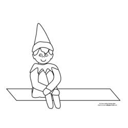 Coloring page: Elf (Characters) #93987 - Free Printable Coloring Pages